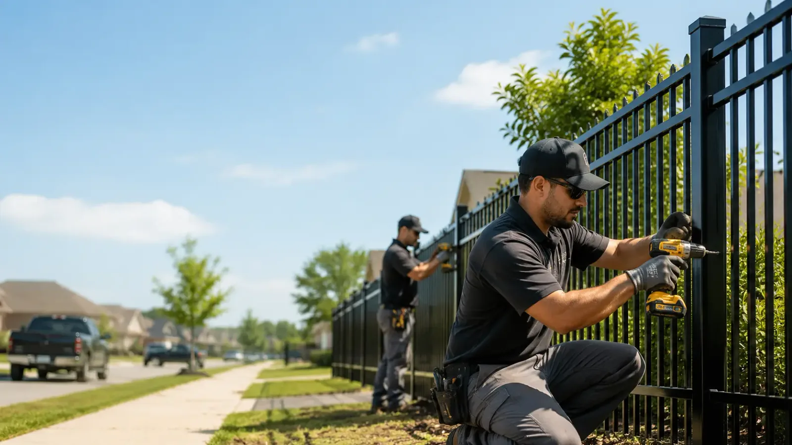Metal Fence Installation in Bedford, MA
